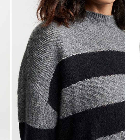 Rails / Ellise charcoal stripe sweater - Picture 4 of 12